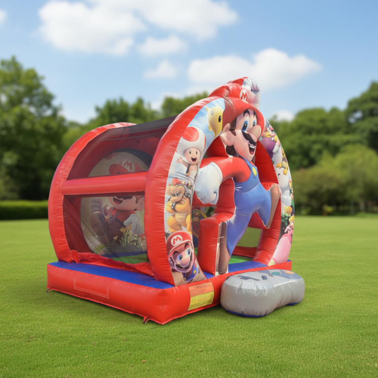 inflatable slide castle outdoor